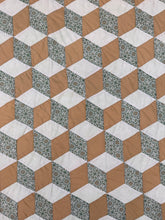 Load image into Gallery viewer, Tumbling Block Quilt