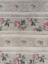 Load image into Gallery viewer, Floral Strip Quilt