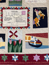 Load image into Gallery viewer, Postcard Quilt (Denim Sleeves/Collar/Hood)