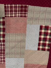 Load image into Gallery viewer, Plaid Patchwork Quilt