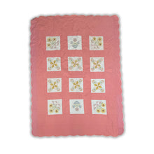 Load image into Gallery viewer, Embroidered Block Quilt