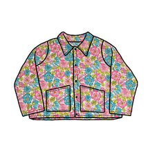 Load image into Gallery viewer, Floral Wholecloth Quilt