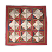 Load image into Gallery viewer, Courthouse Steps/Log Cabin Quilt