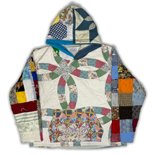 Load image into Gallery viewer, MADE TO ORDER "WHAT THE?" Quilt Hoodie