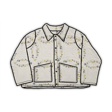 Load image into Gallery viewer, Embroidered Floral Wholecloth Quilt
