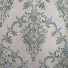 Load image into Gallery viewer, Green Damask Wholecloth Quilt
