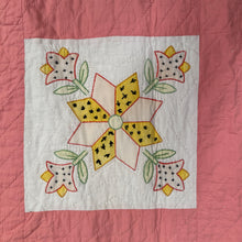 Load image into Gallery viewer, Embroidered Block Quilt
