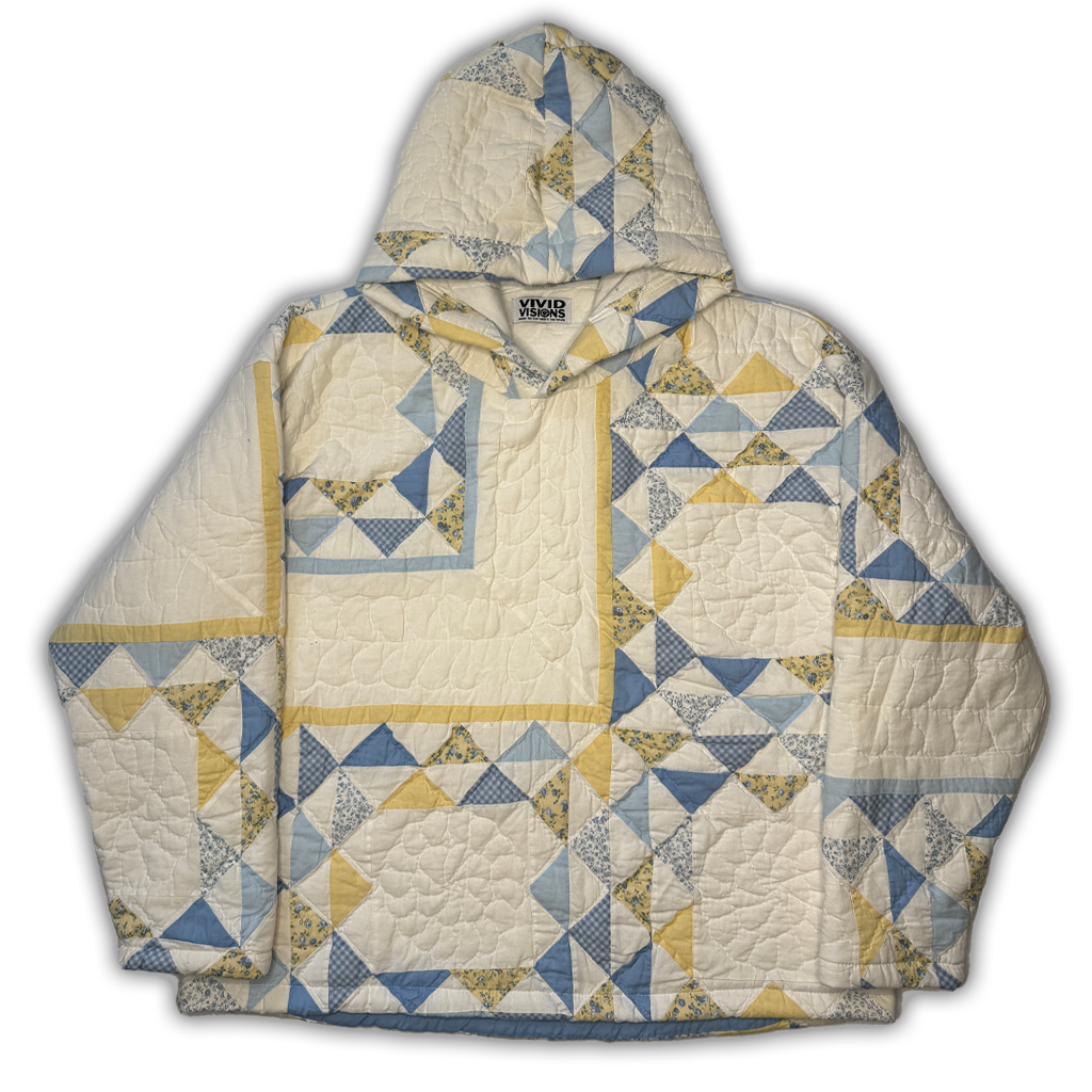 Quilt Hoodie M, L