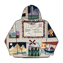 Load image into Gallery viewer, Postcard Quilt (Denim Sleeves/Collar/Hood)
