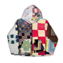 Load image into Gallery viewer, MADE TO ORDER "WHAT THE?" Quilt Hoodie
