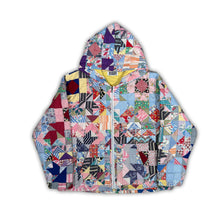 Load image into Gallery viewer, Zip Quilt Hoodie Large
