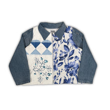 Load image into Gallery viewer, Denim/Quilt Jacket Large
