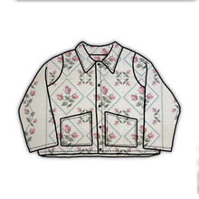 Load image into Gallery viewer, Floral Cross Stitch Quilt
