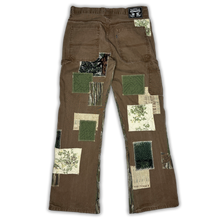Load image into Gallery viewer, Patchwork Flared Pants 34x34
