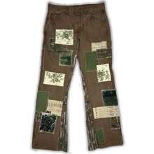 Load image into Gallery viewer, Patchwork Flared Pants 34x34

