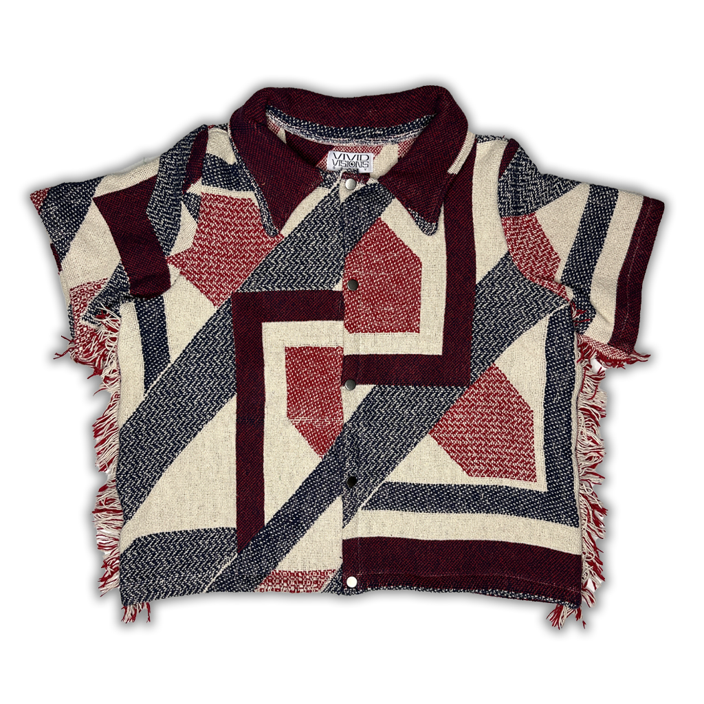 Collared Tapestry Shirt M