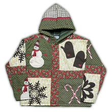 Load image into Gallery viewer, Christmas Quilt Hoodie
