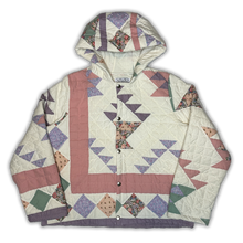 Load image into Gallery viewer, Quilt Hoodie Jacket M
